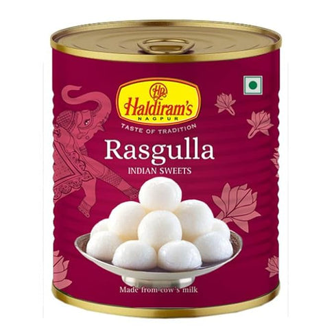 Haldiram's Nagpur Rasgulla Tin | Soft Spongy