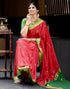 Vasthrlay Womens Kanjivaram Unstitched Yellow Saree