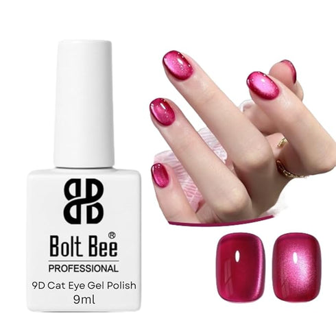 Bolt Bee 9D Cat Eye Gel Nail Polish Magnetic Soak Off UV/LED Gel
