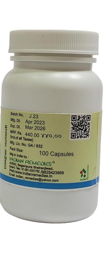 Indian Remedies Extract of Jatamansi Capsule