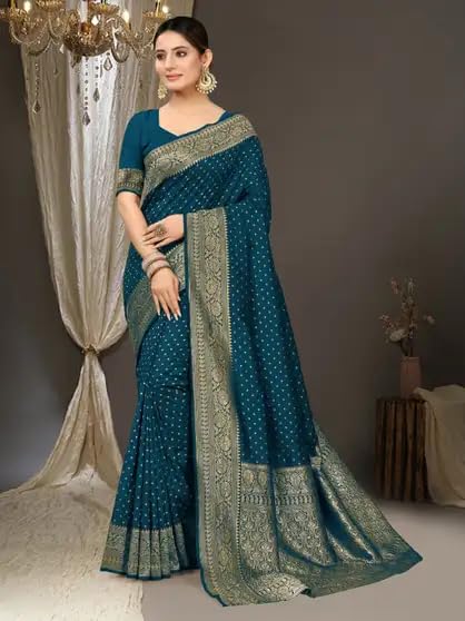 Vasthrlay Traditional Unstitched Saree