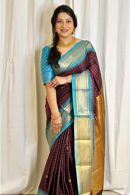 Vasthrlay Banarasi Border Saree