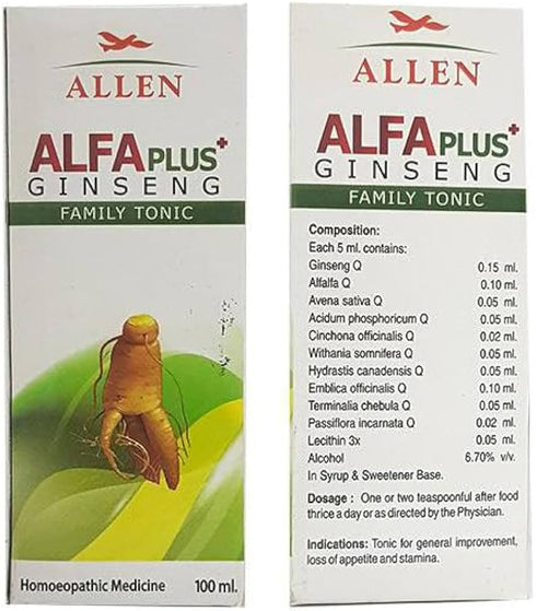 Allen Alfa Plus Ginseng Family Tonic