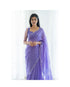 Vasthrlay Kanjivaram Cotton Lavender Ethnic Wear