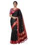 Vasthrlay Traditional Matching Unstitched Orangeblack