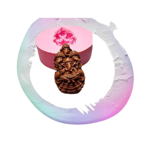 Claysphere Varad Ganesha Choker, Stud & Bead Silicone Mould