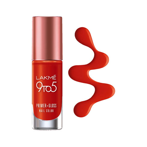 Lakme 9To5 Primer + Gloss Nail Colour 6ml