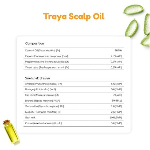 Traya Scalp Oil with Calm Therapy Booster Shots
