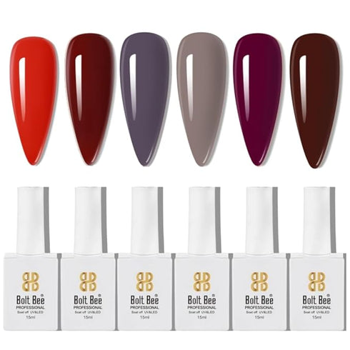 Bolt Bee Gel Nail Polish Set – 6