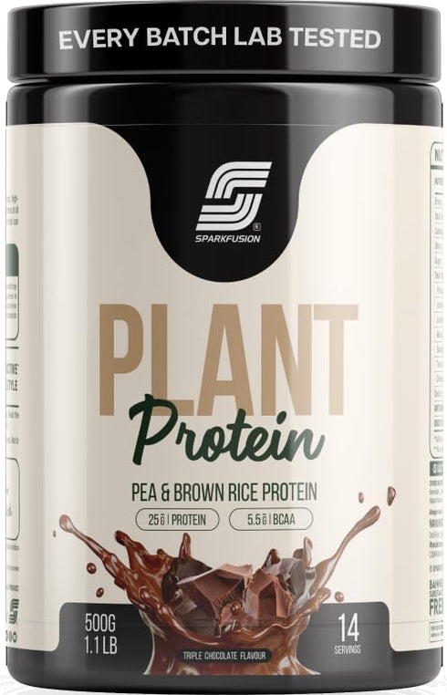 Sparkfusion Plant Protein Powder| Isolated Pea & Brown Rice Protein