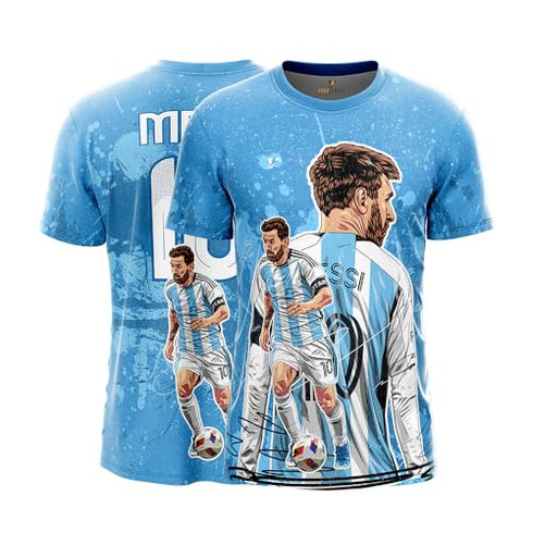 Messi Goat Edition Football Jersey | Customized And Personalized Name And Number | Available In Sizes For Kids| Men| And Women.