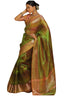 Vasthrlay Organza Kanjivaram Golden Ethnic Wear