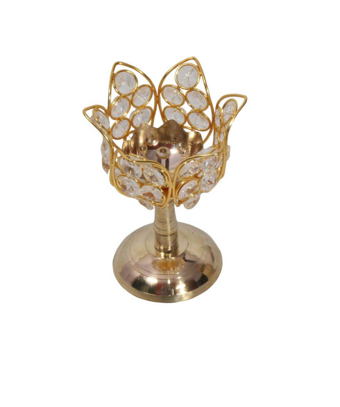 Lotus Shape Akhand Stand Diya