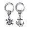 M Men Style Gothic Skeleton Head with Wheel Ship Anchor Ship Piercing Jewelry