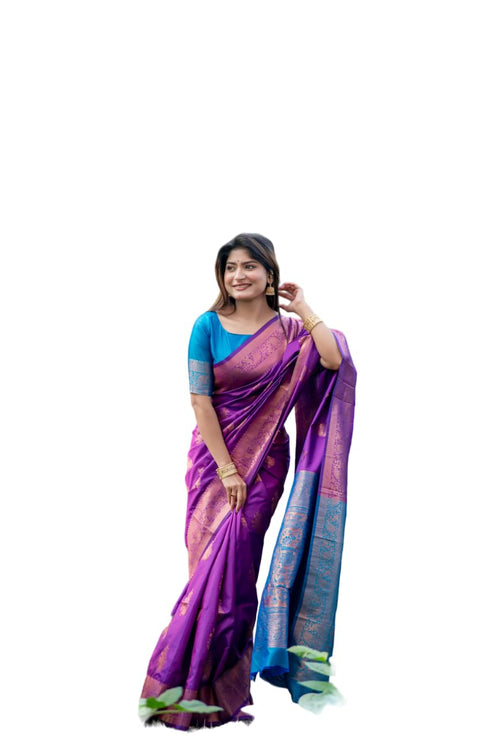 Vasthrlay Kanjivaram Weaving Contrast