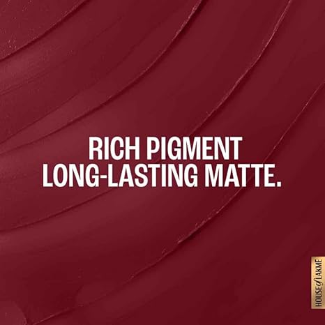 Lakme Cushion Matte Lipstick | Plum Obsession