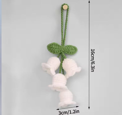 Crochet Flower for car Dashboard Decoration Items