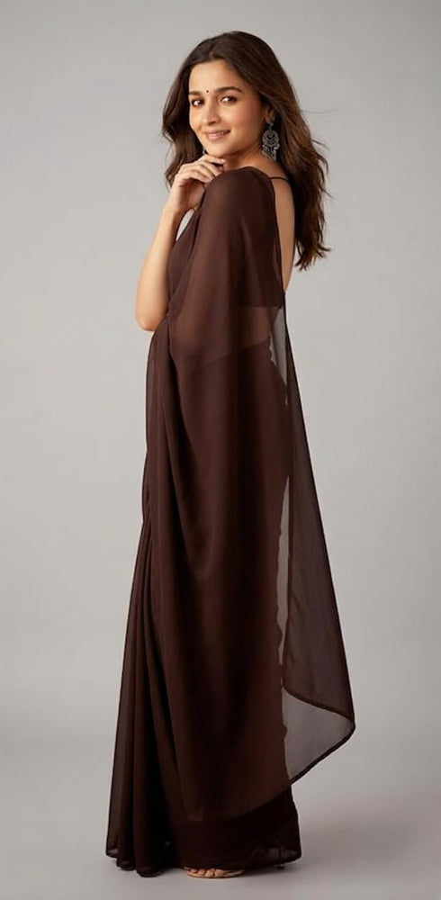 Vasthrlay Georgette Lightweight Ethnic Wear
