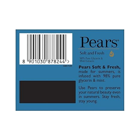 Pears Soft and Fresh Soap Bar