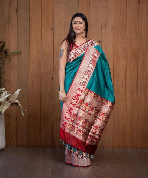 Vasthrlay Banarasi Border Saree