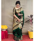 Vasthrlay Banarasi Kanjivaram Kanchipuram Wedding Saree With Blouse Piece