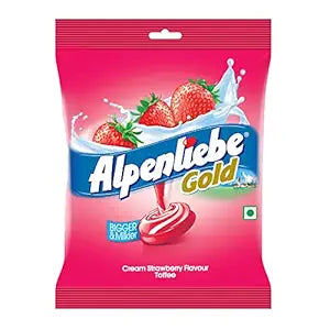 Alpenliebe Gold Cream Strawberry Toffee