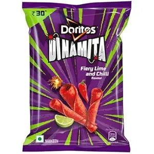 Doritos Dinamita Fiery Lime And Chilli Tortilla Nacho Chips