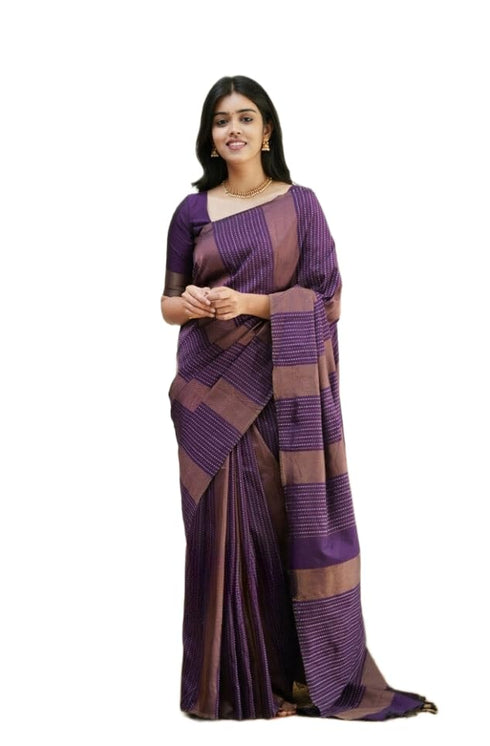 Vasthrlay Banarasi Unstitched Saree