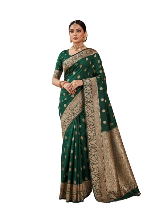 Vasthrlay Banarasi Golden Weaving