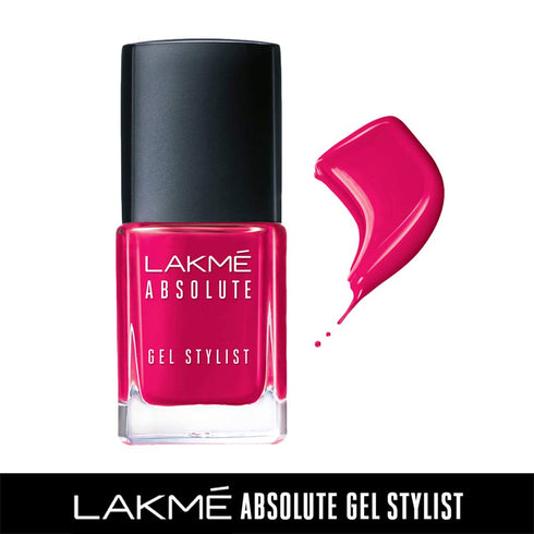 Lakme Absolute Gel Stylist Nail Color Pink Drama