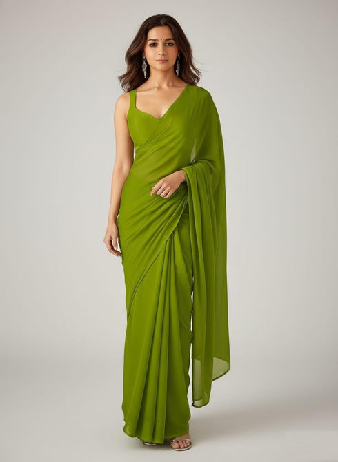 Vasthrlay Georgette Lightweight Ethnic Wear