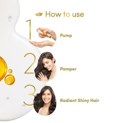 Dove Radiant Shine + Uv Protect Hair Serum