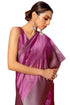 Vasthrlay Purple Tussar Tassels