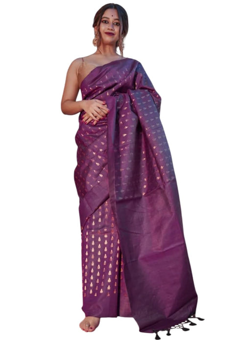 Vasthrlay Cotton Woven Saree