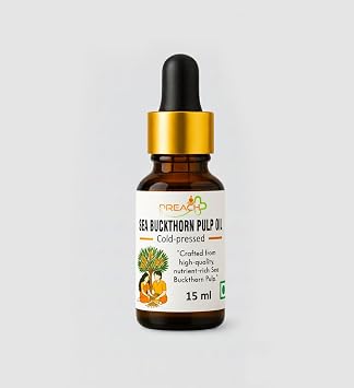 Preach Pharma Sea BuckThorn Pulp Oil | 100% Pure & Cold-Pressed | Natural Glow & Hydration