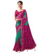 Vasthrlay Bandhani Printed Chiffon Orange Saree
