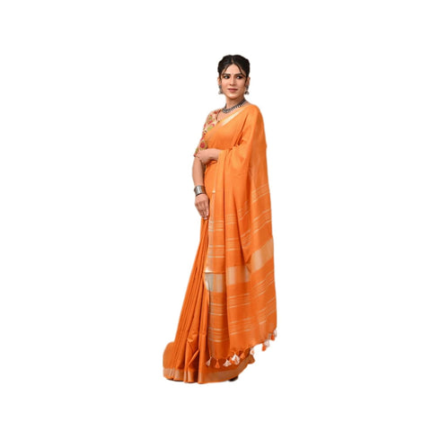 Vasthrlay Handwoven Unstitched Saree