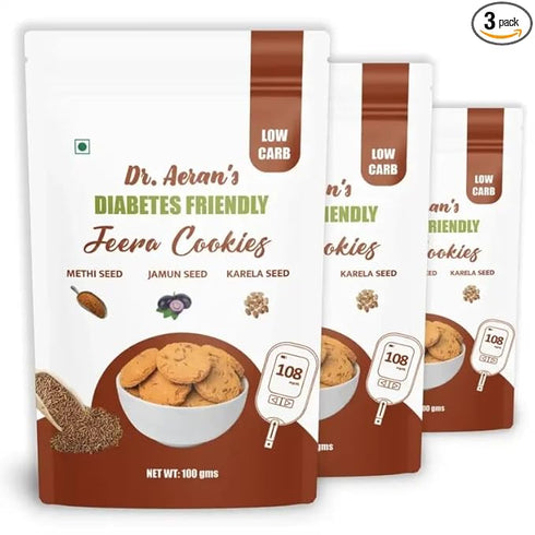 Dr Aeran’s Diabetes Friendly Jeera Cookies 150g