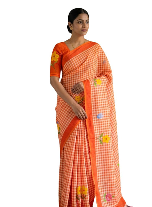 Vasthrlay Checked Pattern Lightweight Unstitched