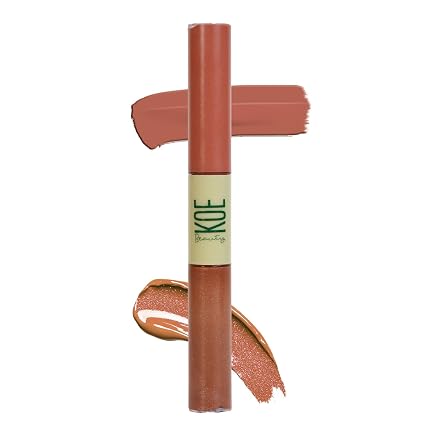 KOE BEAUTY Double Dip | Pink Spice And Jelly | Warm Rosy Pink Matte Lipstick