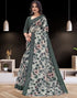 Vasthrlay Women's Cotton Kalamkari Wedding Saree With Blouse Piece