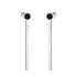 Stainless Steel Long Chain Tassel Drop Earring with Black Stone