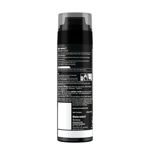 Nivea Men's Shaving Deep Impact Smooth Shaving Foam