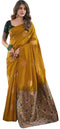 Vasthrlay Banarasi Unstitched Saree