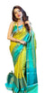 Vasthrlay Traditional Kanjivaram Blouse Turquoise