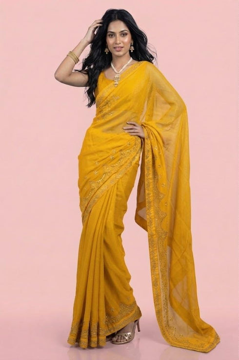 Vasthrlay Embroidered Swarovski Ethnic Wear