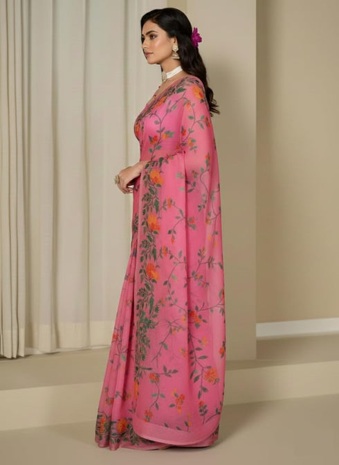 Vasthrlay Printed Kalamkari Matcching Unstitched