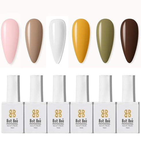 Bolt Bee Gel Nail Polish Set – 6