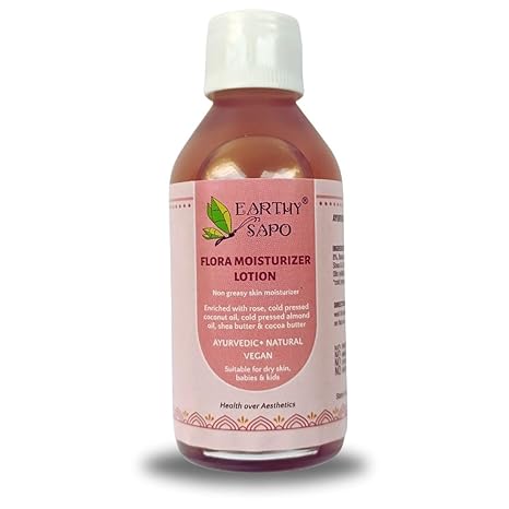 Earthy Sapo All Natural Flora Moisturizer Lotion for babies, dry skin