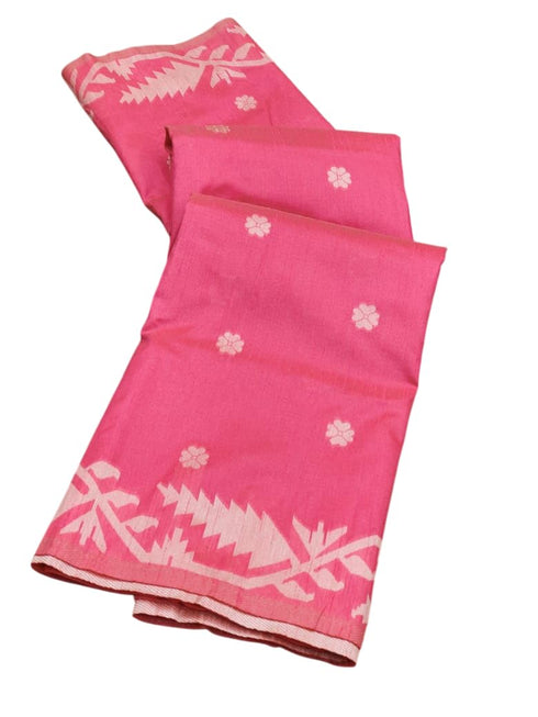 Vasthrlay Tussar Kalamkari Geometric Design Thread